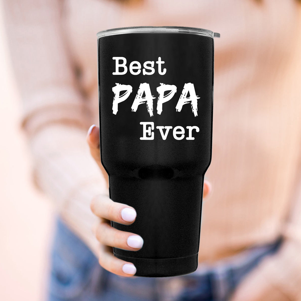 Vaso Termico Para Papa 20 Oz Personalizado El Mejor Papa Del Mundo Best Dad  Ever Te Amo Papa Tumbler for Dad Laser Engraved Personalized 