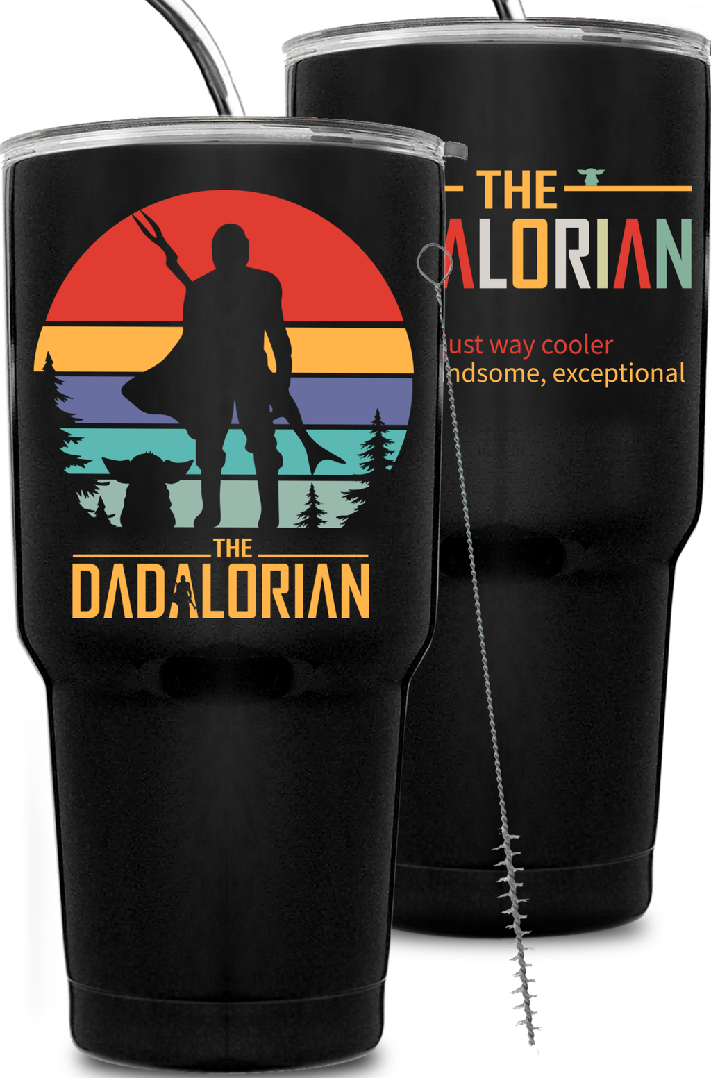 Dadalorian Tumbler 30oz