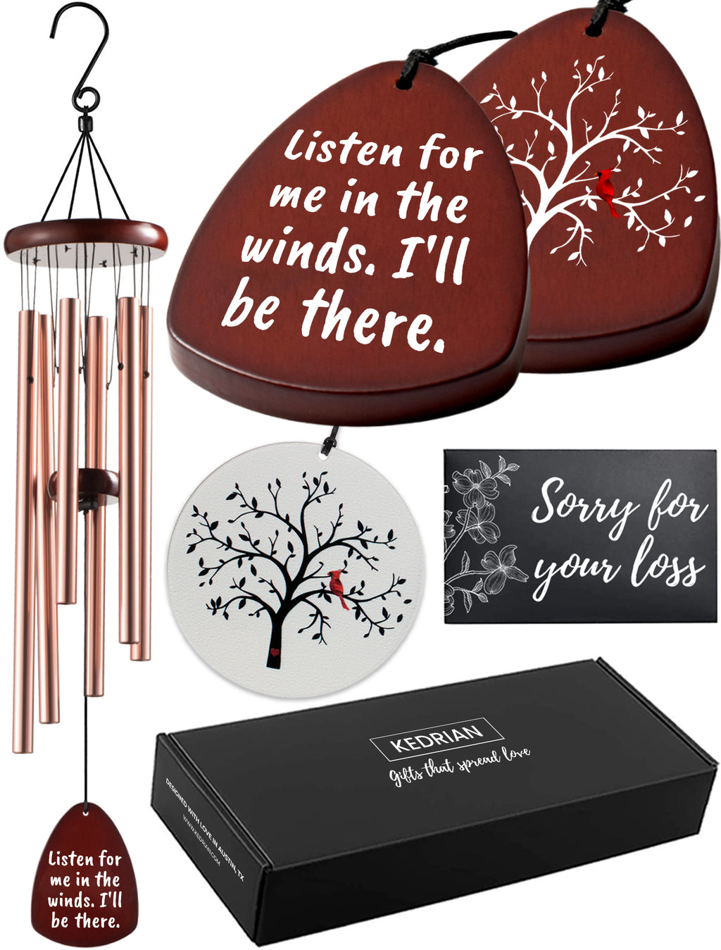 Memorial Wind Chime Gift Box