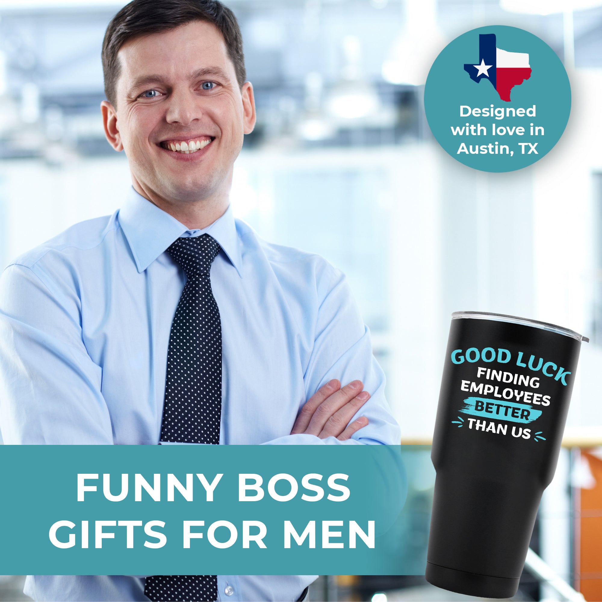 Funny Boss Men Tumbler 30oz