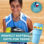 Softball Tumbler 30oz