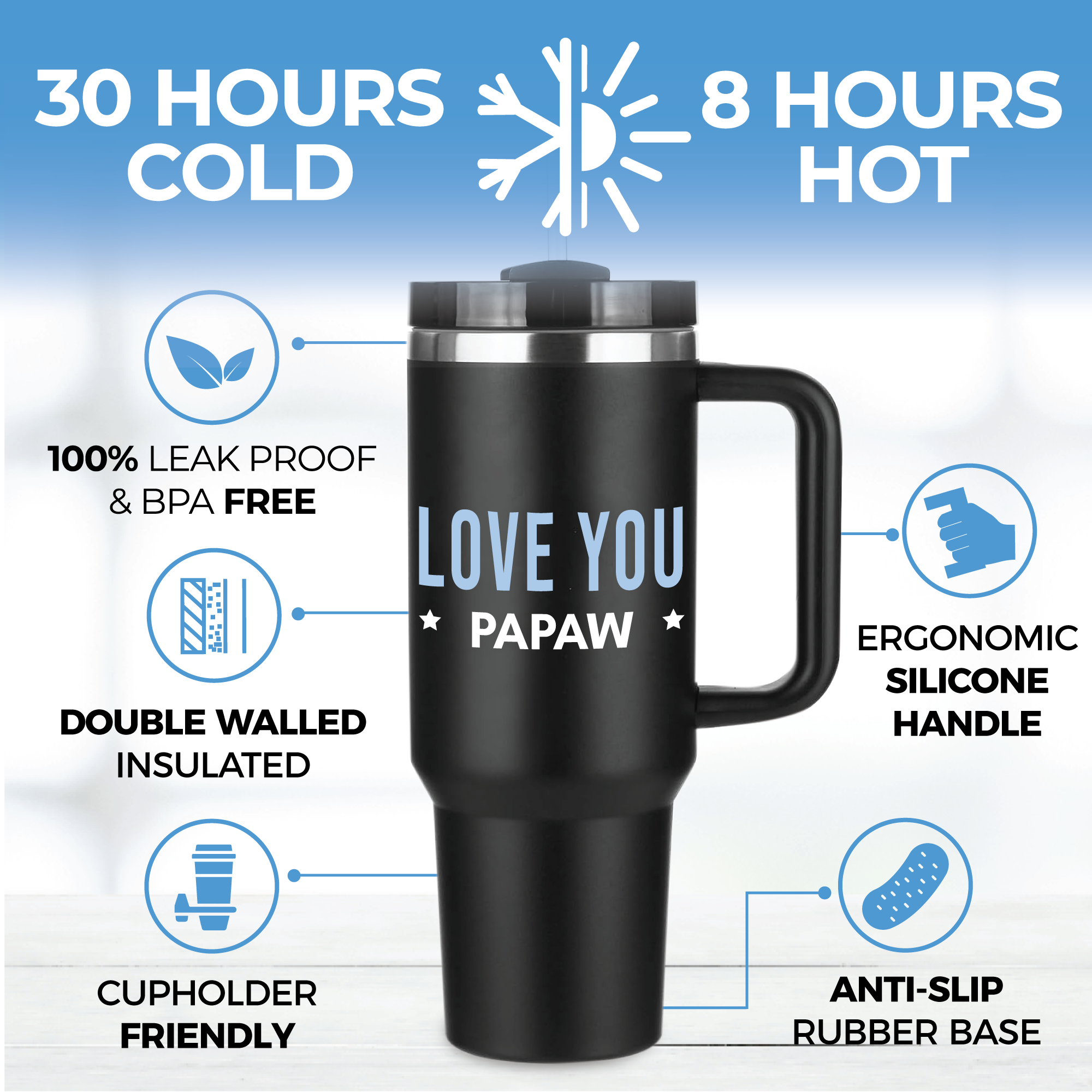 Papaw Tumbler 40oz