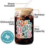 Cool Mom Club Glass Cup