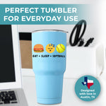 Softball Tumbler 30oz