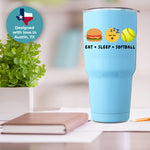 Softball Tumbler 30oz