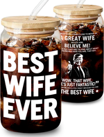 Best Wife Ever Coffee Glass