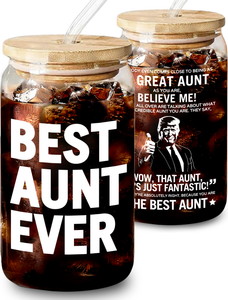 Best Aunt Ever Coffee Glass