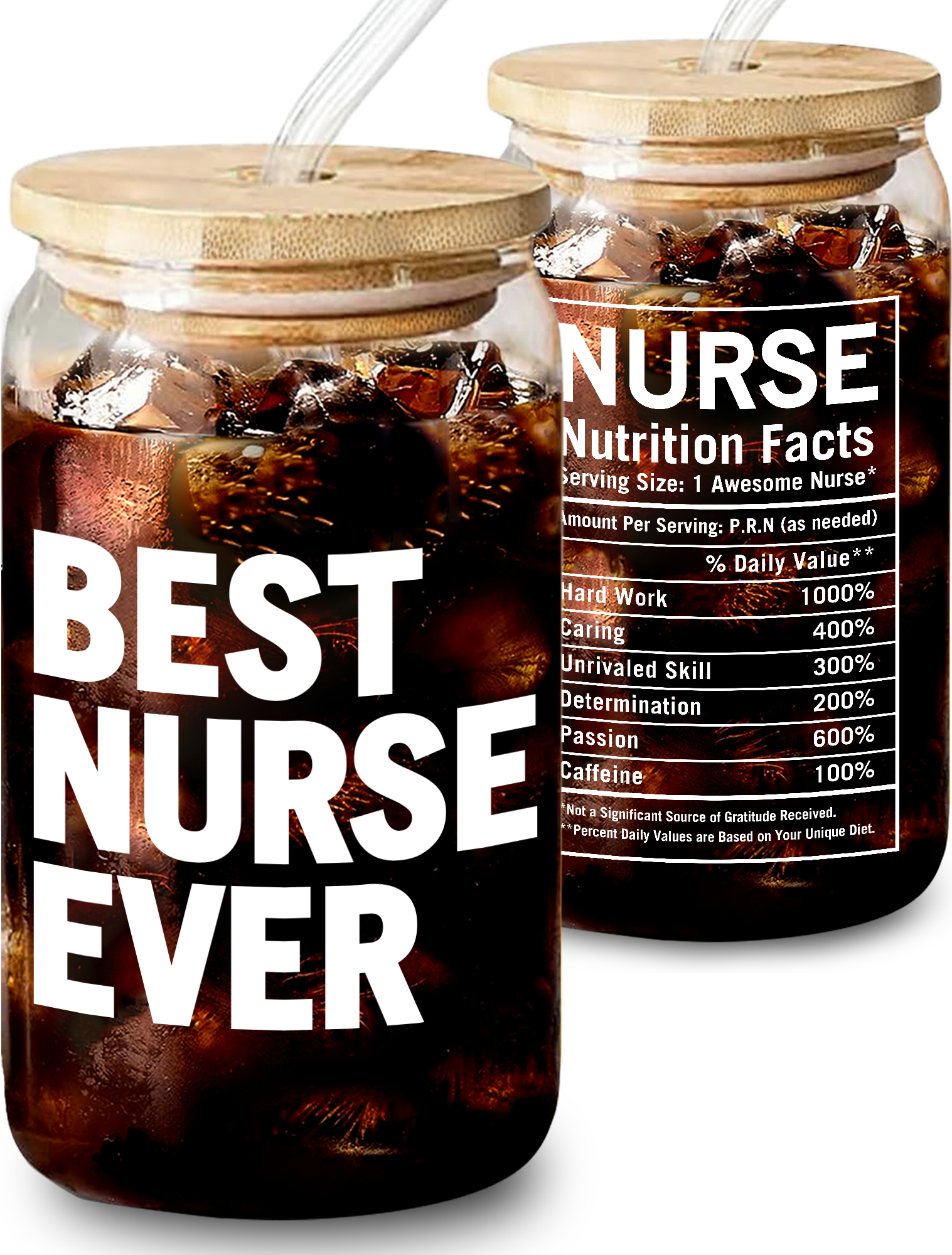 Nurse Coffee Glass