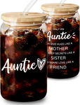 Auntie Coffee Glass