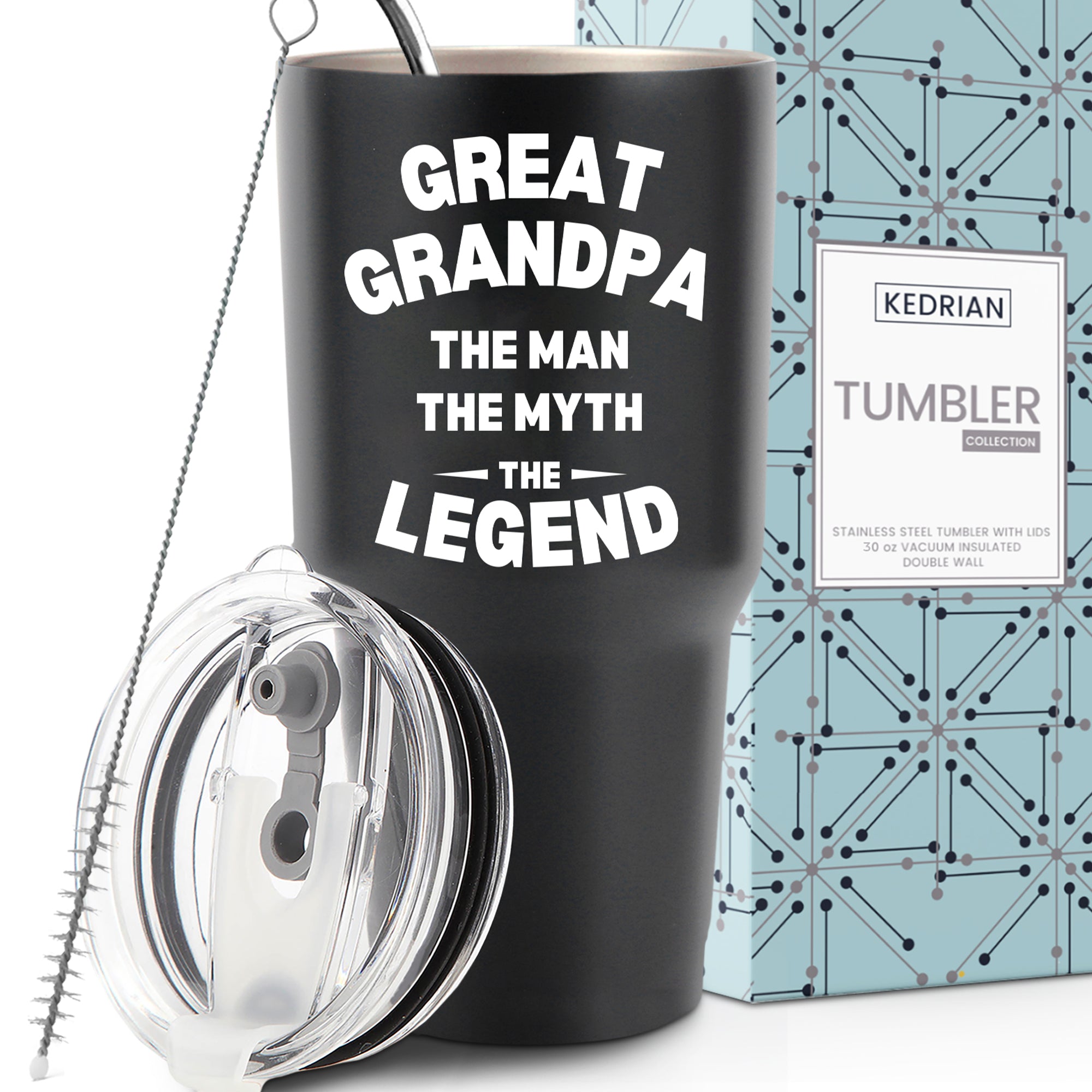 Best Grandpa by Par Tumbler, Engraved Tumbler, 20, 30 Oz Tumbler